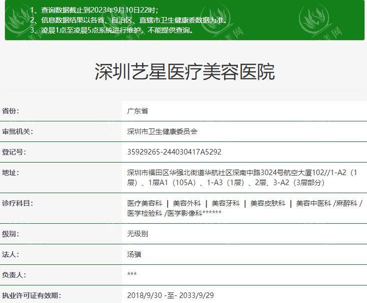 深圳艺星医疗美容拉皮价格是多少？朱辉医生技术好，抗衰效果超明显