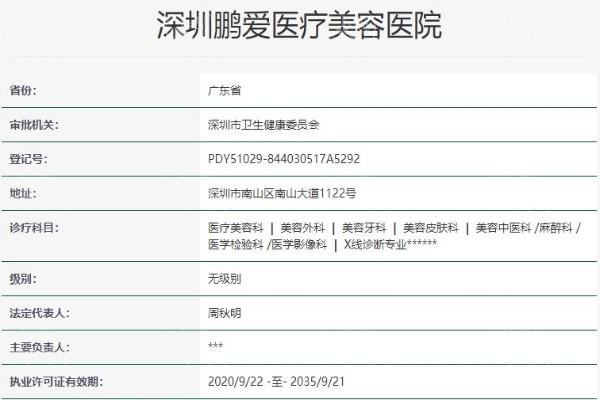 深圳鹏程整形医院