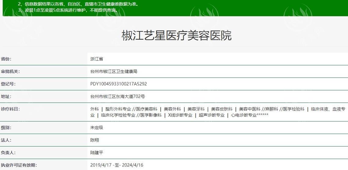 台州艺星医疗美容医院 