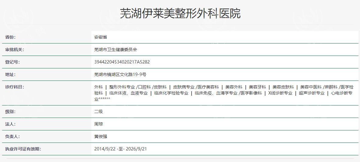 芜湖伊莱美整形医院口碑好不好？口碑赞、好评率高，全程指导服务超贴心