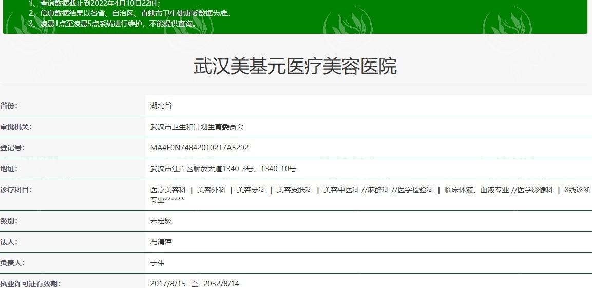武汉美基元医疗美容医院是正规医院吗？执业双证齐全+抗衰项目医生8年经验/价格透明！